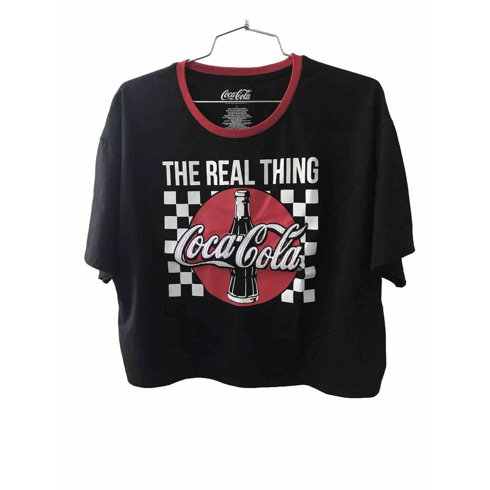 Issac Morris Coca Cola T-shirt Black Color  L Size